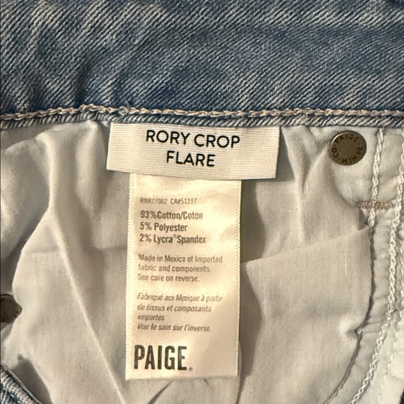 Paige Rory Crop Flare sz 28 - Picture 4 of 5